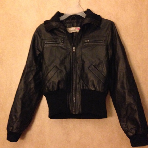 Fly By Night Jackets & Blazers - Fly By Night Faux Leather Jacket