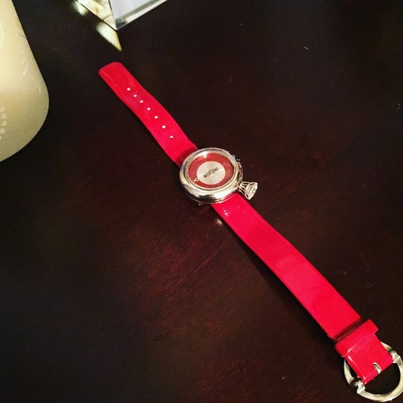 Moschino Diamond Red Watch