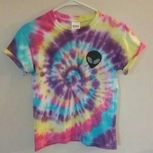 Tie Dye Alien Shirt