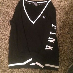 Deep v neck varsity shirt vs🔥