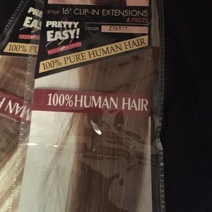 Human hair extensions