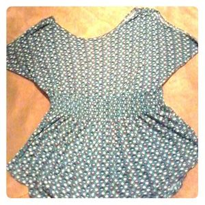 Muiti color cinch waist shirt