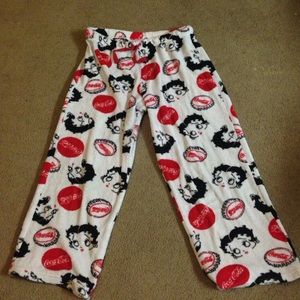 Pajama Pants-Betty Boop/Coca-Cola