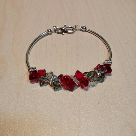 Swarovski Crystal and SS Bracelet