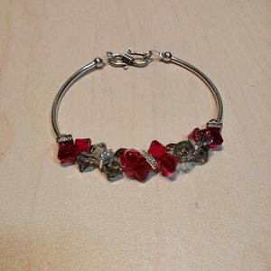 Swarovski Crystal and SS Bracelet