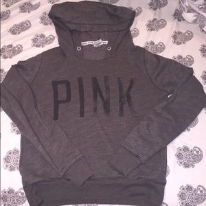 Size small grey PINK brand sweatshirt.