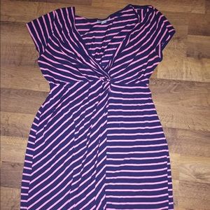 Motherhood Maternity wrap front dress