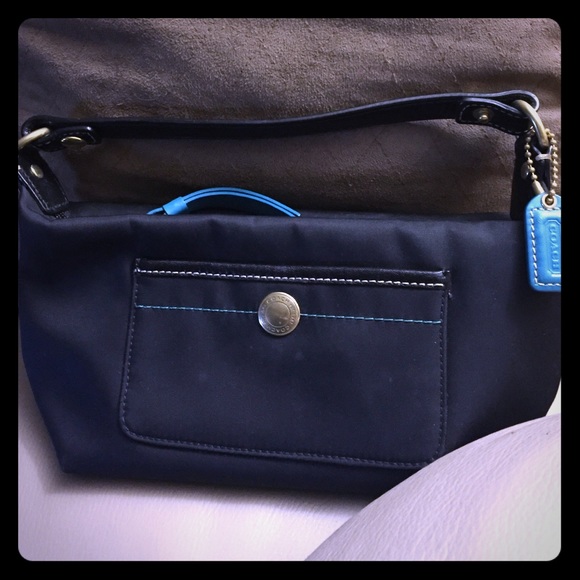 Coach mini black purse