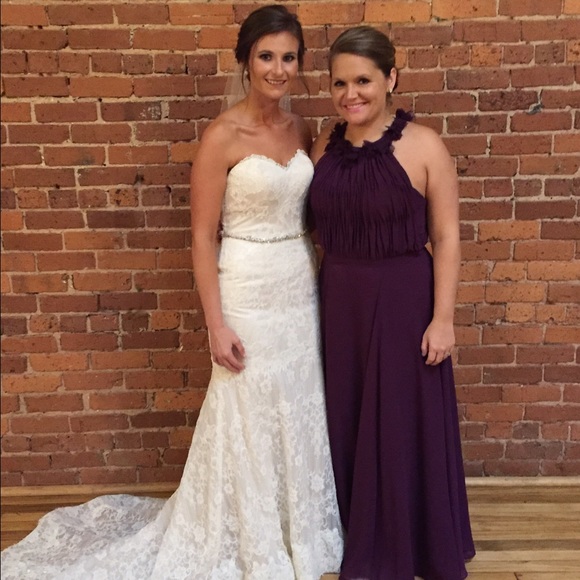 Eggplant colored dress