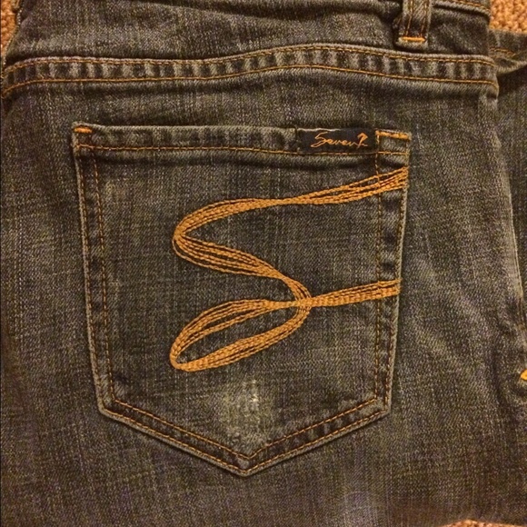 7 Seven For All mankind Jeans med wash flare
