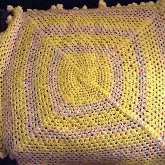 Handmade Crochet Baby Blanket - Picture 3 of 4
