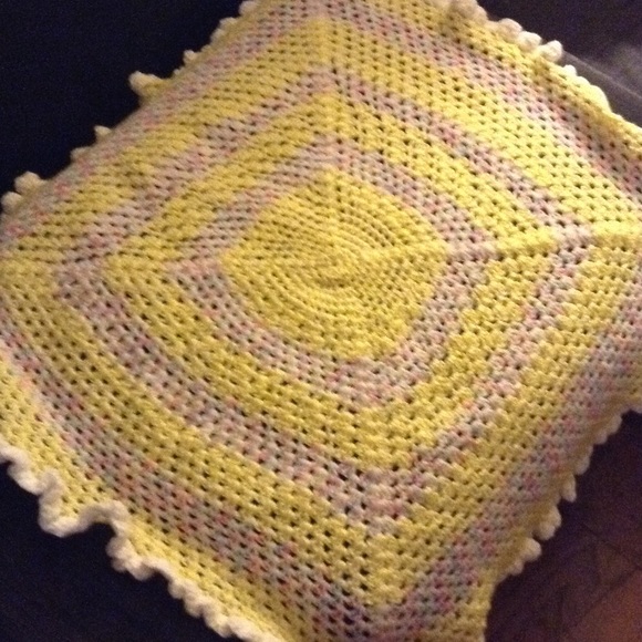 Handmade Crochet Baby Blanket - Picture 4 of 4