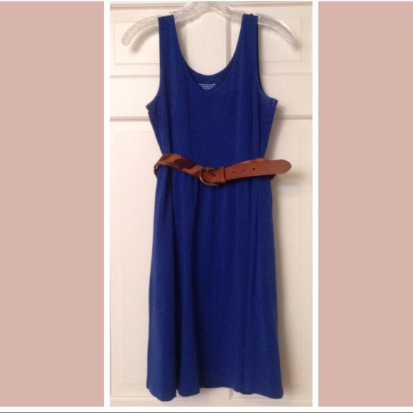 Garnet Hill Dresses & Skirts - ✨ Organic cotton royal blue dress