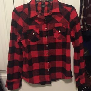 Buffalo Plaid Flannel Shirt