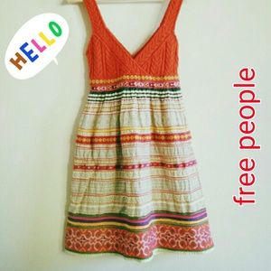Free people embroidered dress