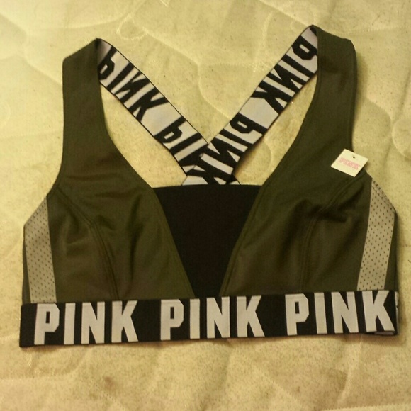 Nwt pink vs Ultimate Crossback sports bra