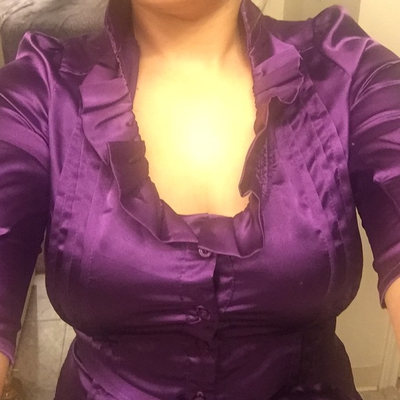 Silk Purple Shirt