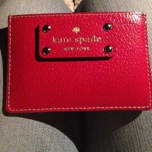 Kate Spade red card holder