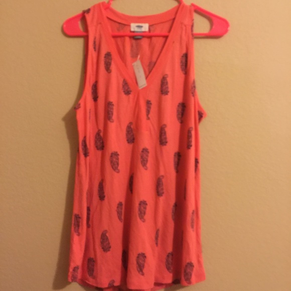 Coral tank top