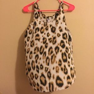 Animal print tank