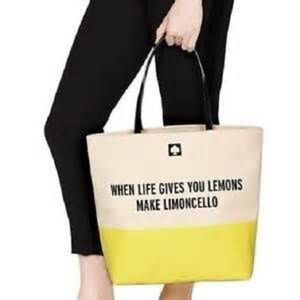 Kate Spade Terry Tote...when life gives you lemons