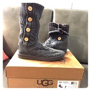 Grey UGG boots - size 7