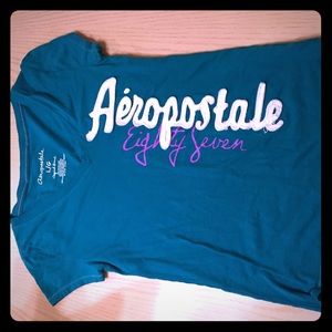 Teal Aeropostale T