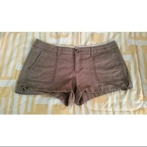 Dark khaki shorts