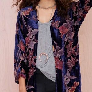 Oh My Love velvet kimono