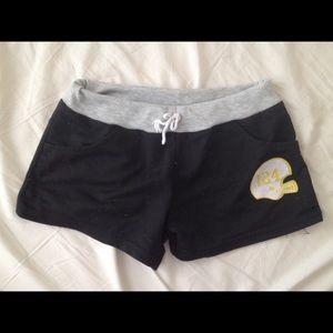Black sweat shorts