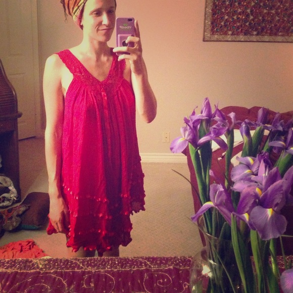 Red Mexican Lightweight Top