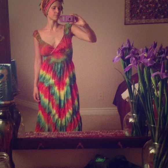 Rasta Tie Dye Dress