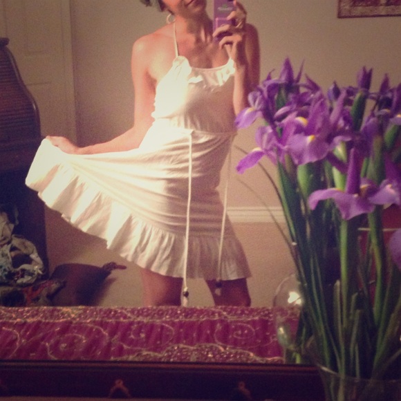 White cotton dress