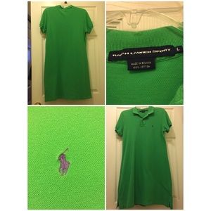 Ralph Lauren Polo Dress - Green/Purple