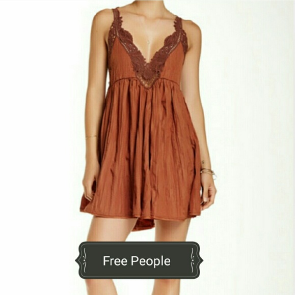 Free People Dresses & Skirts - Final Offer! Free People crochet neckline dress