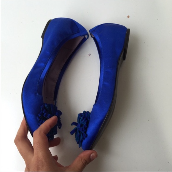 Vivienne Westwood authentic pompom flats Sz 6 new - Picture 2 of 4