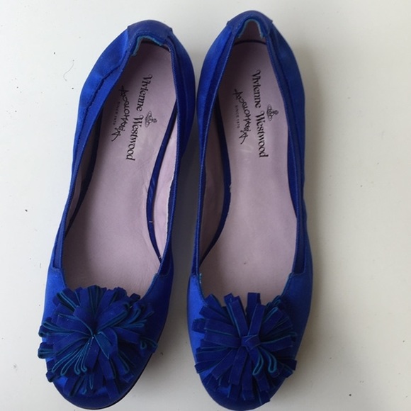 Vivienne Westwood authentic pompom flats Sz 6 new - Picture 4 of 4