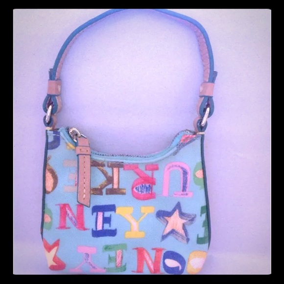 Dooney & Bourke Scribble BITSY EUC