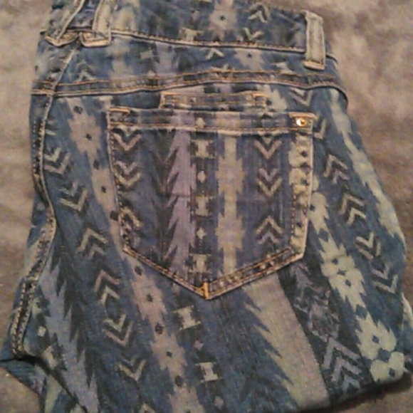 Crazy pattern Jeans