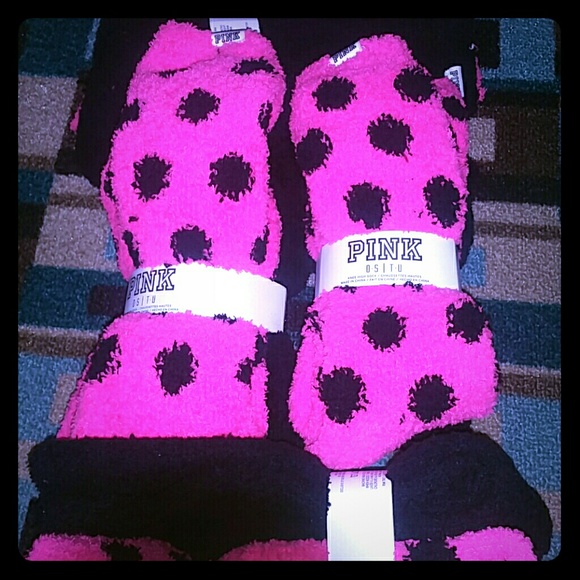 Victoria's Secret Pink knee high socks