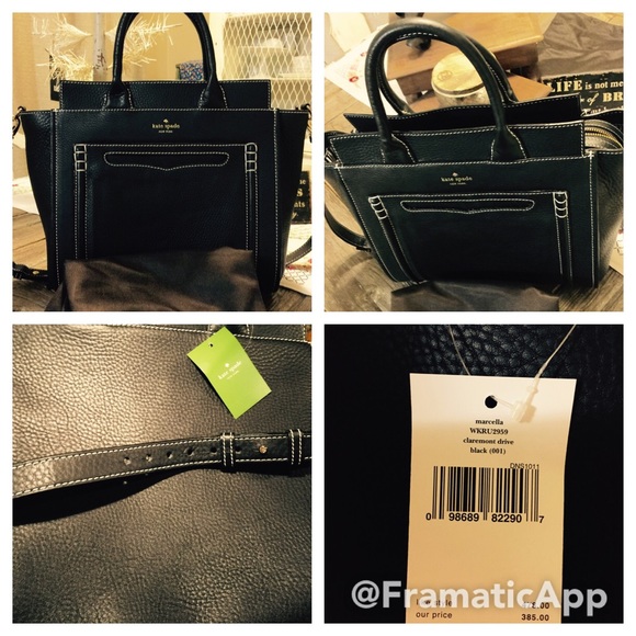 SALE! Kate Spade Claremont Drive Marcella Black