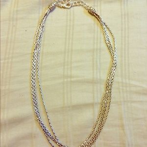 Premier Designs silver chain necklace