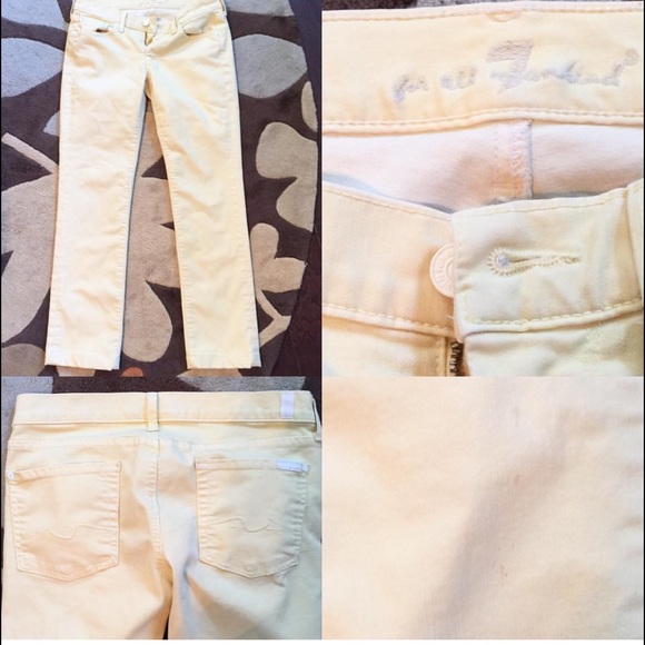 Seven Jeans Yellow 27