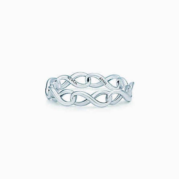 ✨SOLD✨ Authentic, Tiffany & Co. Infinity Ring - Picture 1 of 3