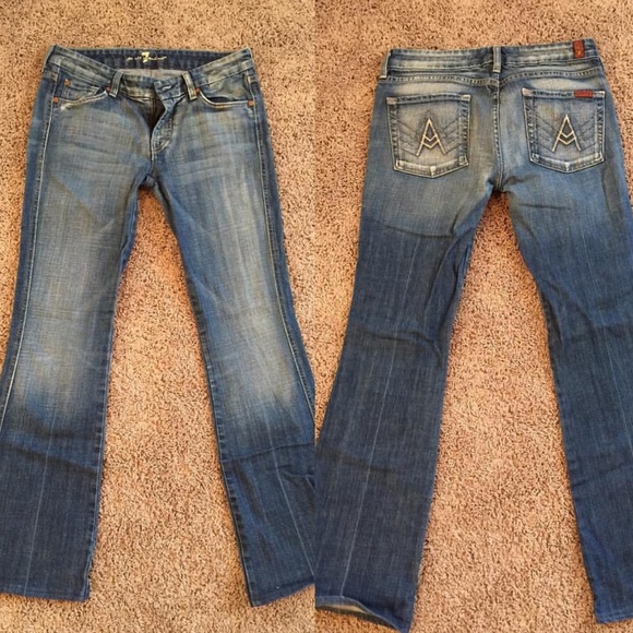 7 for all Mankind flare A pockets