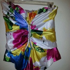 Repost Satin corset top