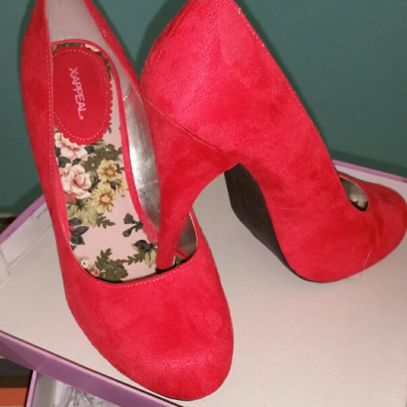 Hot pink heels