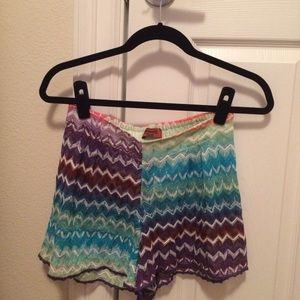 Missoni swim coverup shorts