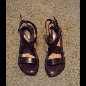 Born brand wedge sandal