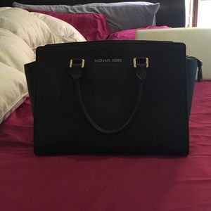 Michael Kors Selma Saffiano Leather Satchel